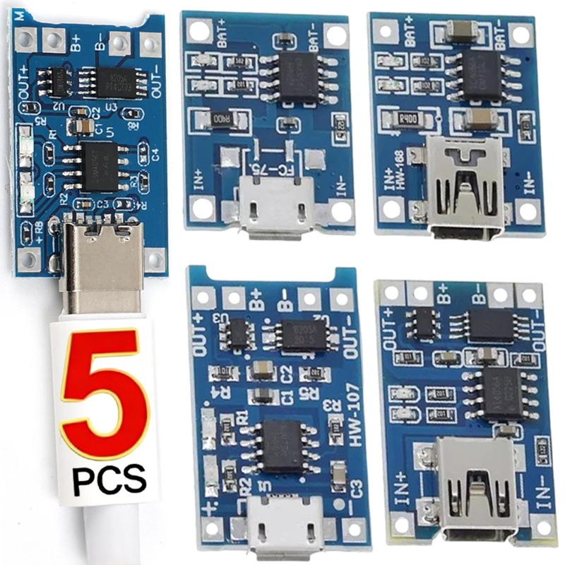 Tp4056 Module - Módulo Carregador de Bateria de Lítio
