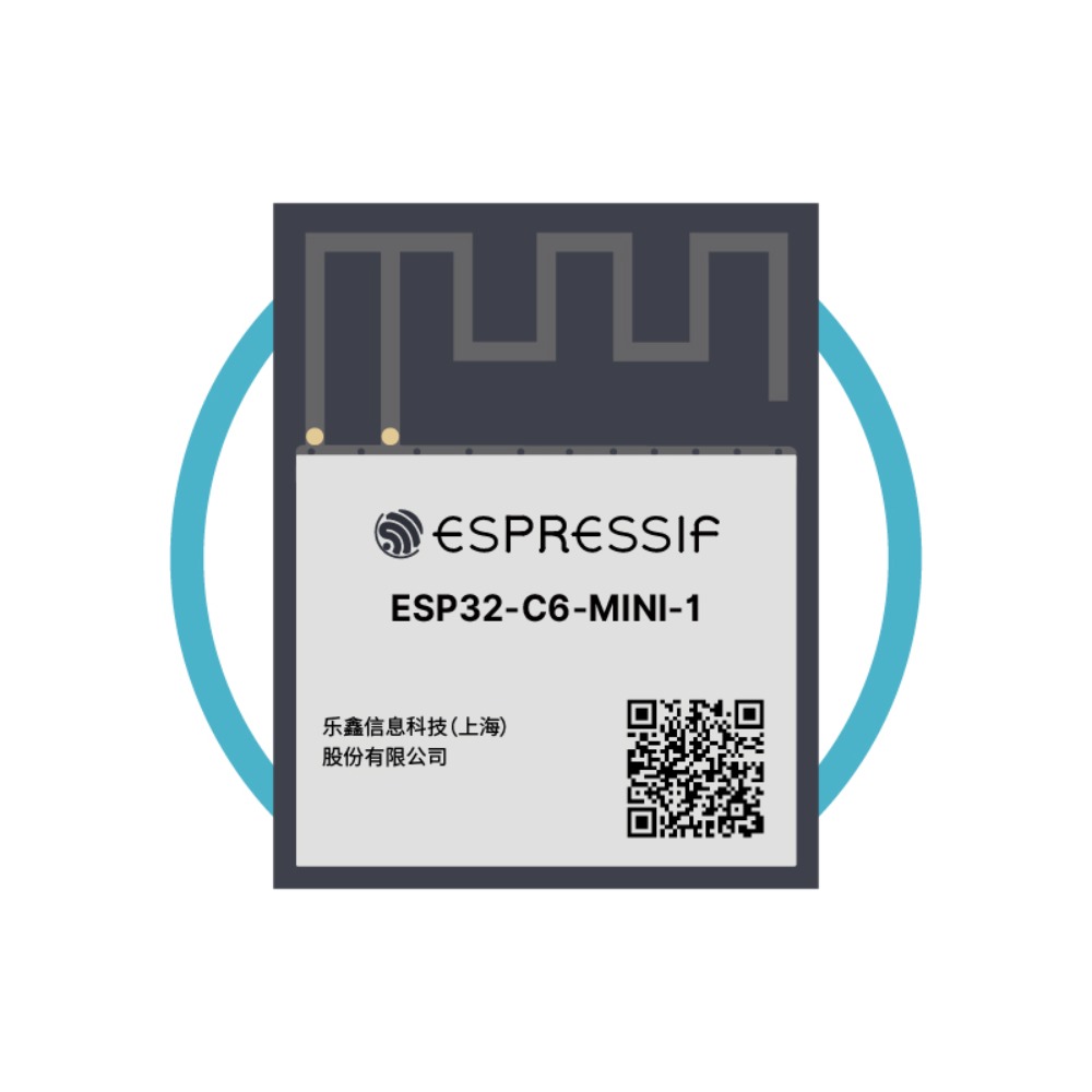 Ipex Connector - 2-100PCS ESP32-C6-MINI-1U & 1 Série H8