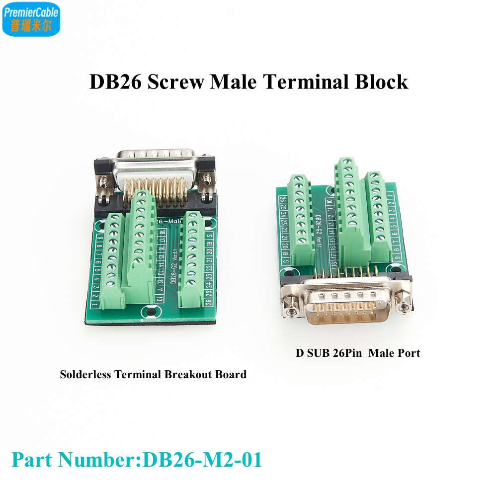 Screw Terminal Block - Módulo de Sinal DB26 Macho para