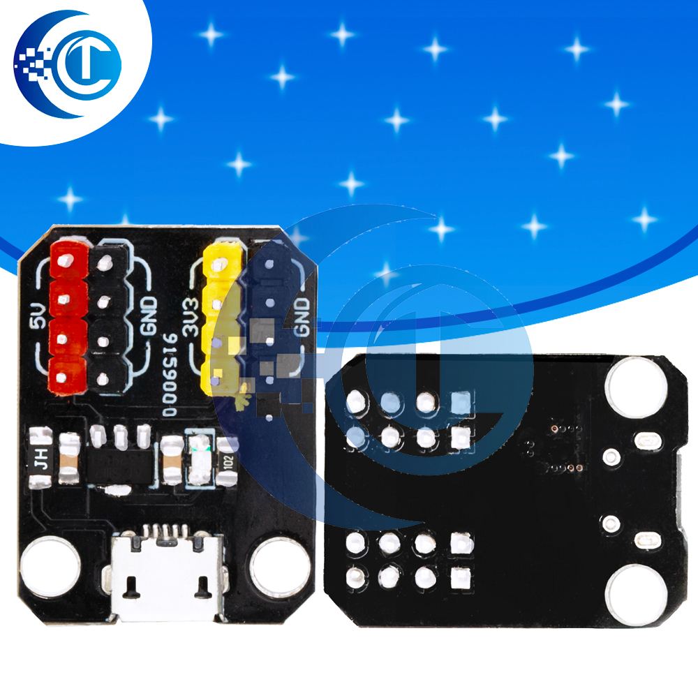 Ams1117 Module - Módulo regulador de tensão ajustável AMS1117