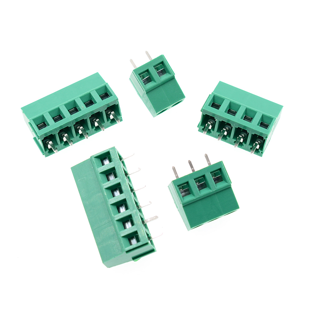10/50 peças KF128-5.0mm kf128  - Screw Terminal Block avaliação e preço