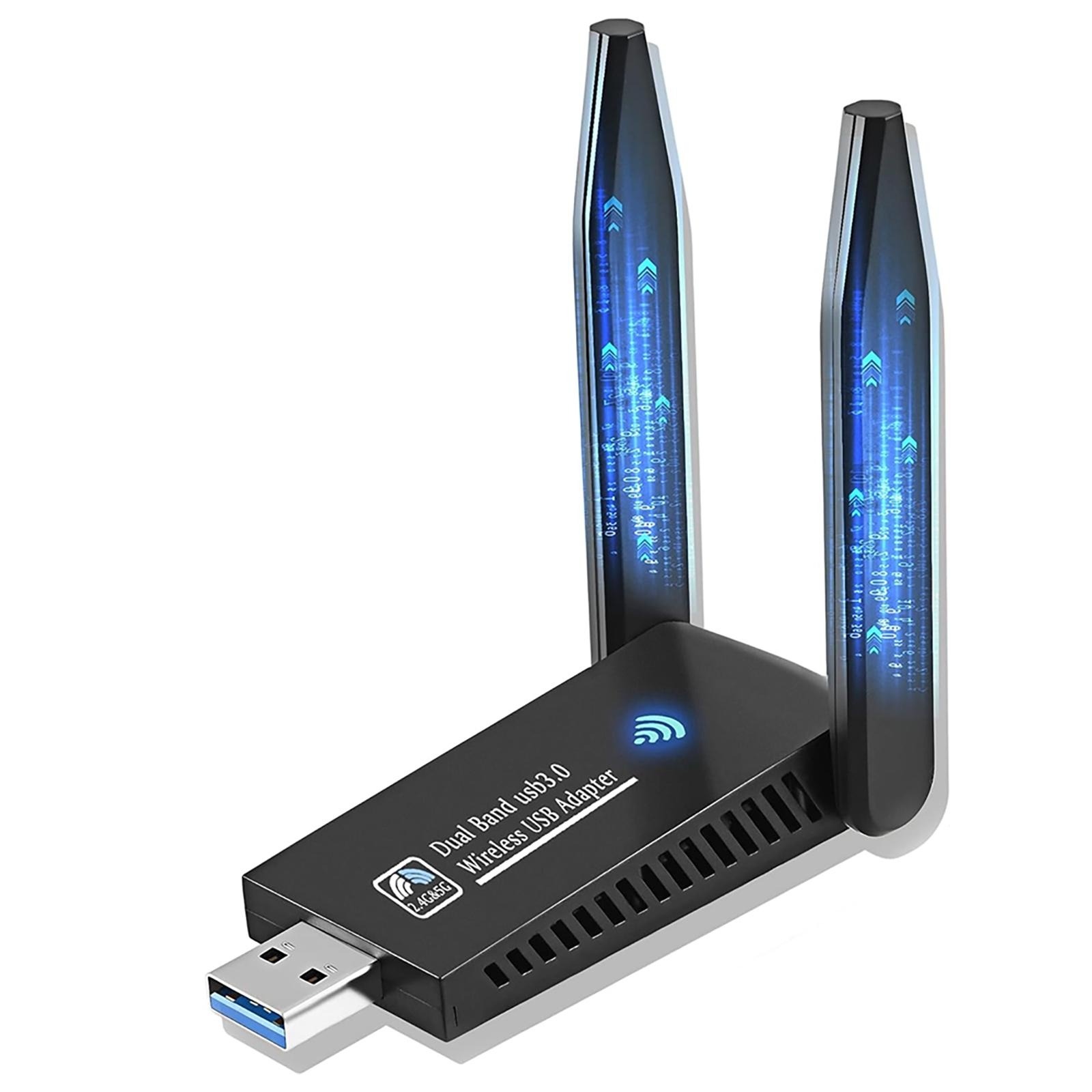 Adaptador USB WiFi de 1300Mbps - Antenna 2.4Ghz avaliação e preço