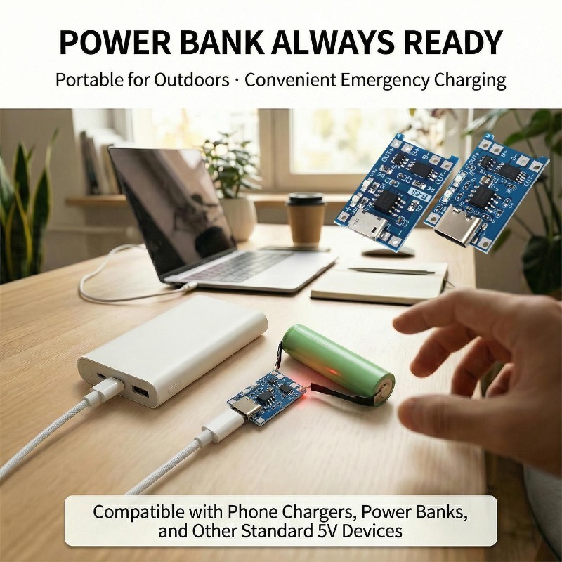 Módulo Carregador de Bateria d - Tp4056 Module avaliação e preço