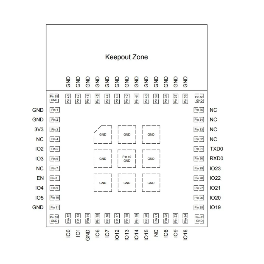 2-100PCS ESP32-C6-MINI-1U & 1  - Ipex Connector avaliação e preço