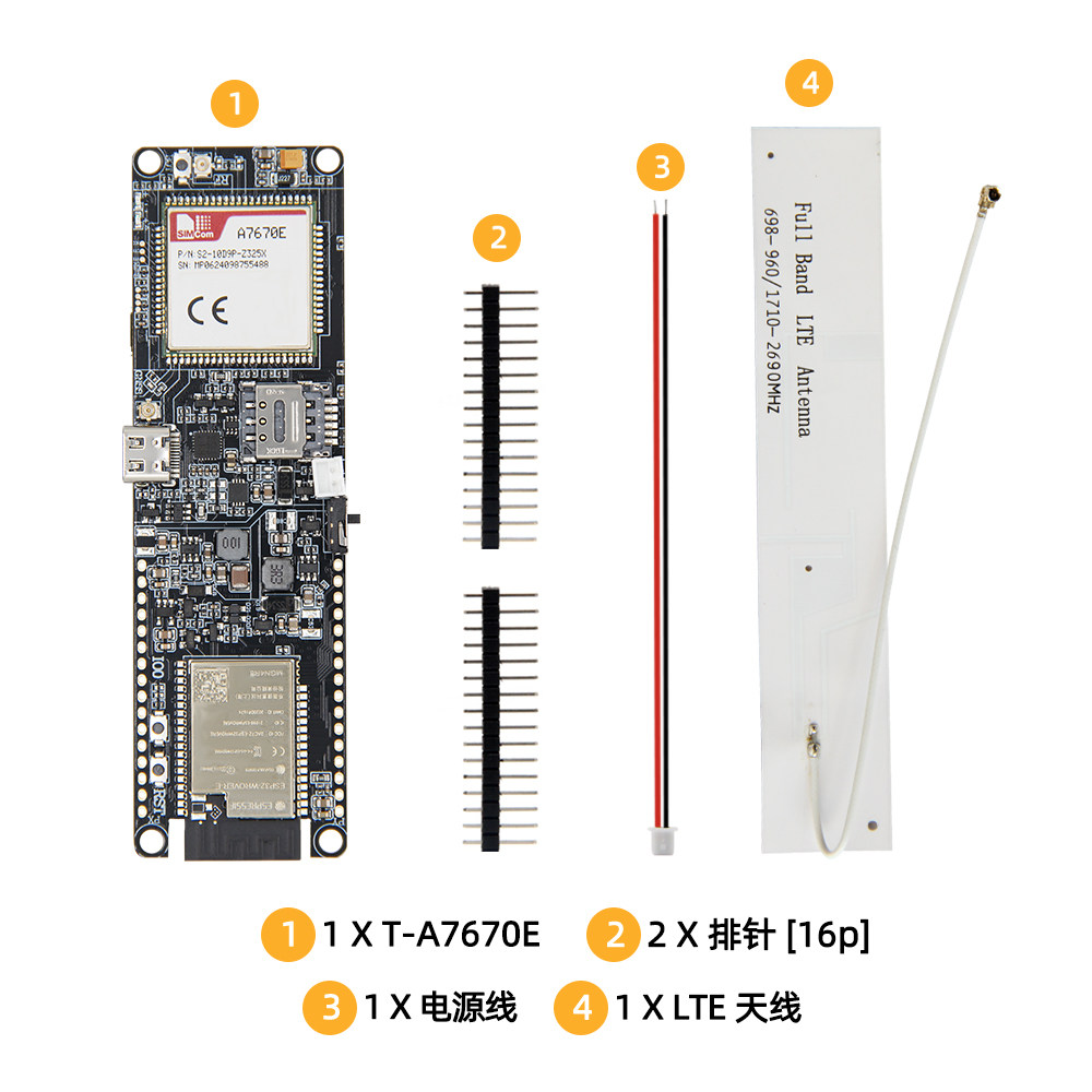 Módulo LILYGO T-A7670E ESP32,  - Esp32 Battery Holder Lipo avaliação e preço
